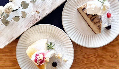 オレンジのグラスケーキ